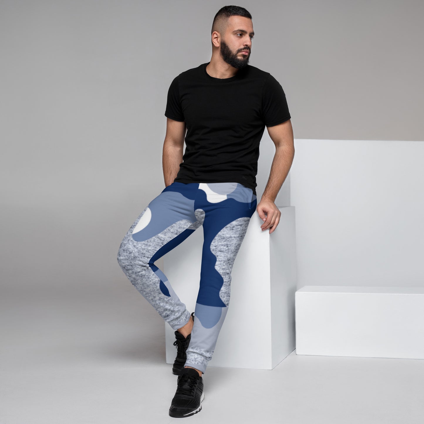 Blue Camo Men's Joggers