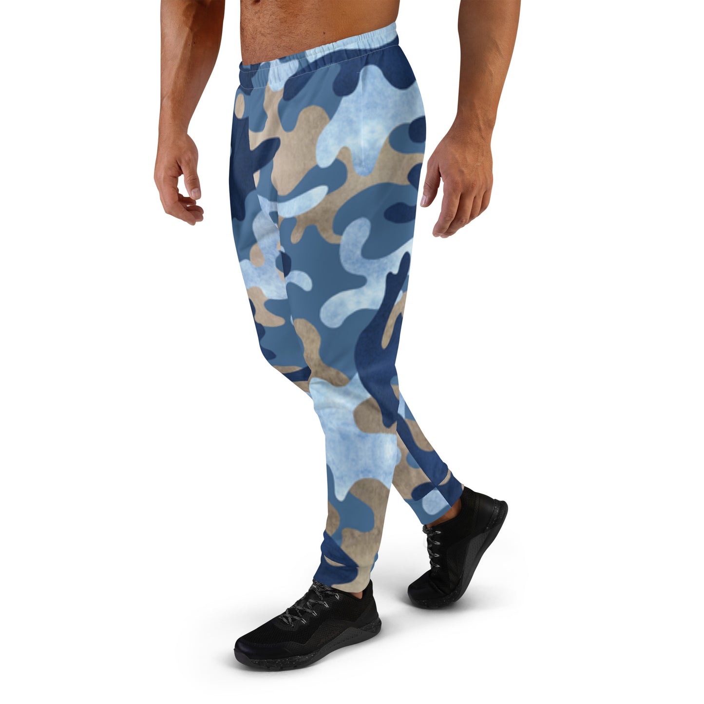 Blue Camo Men's Joggers