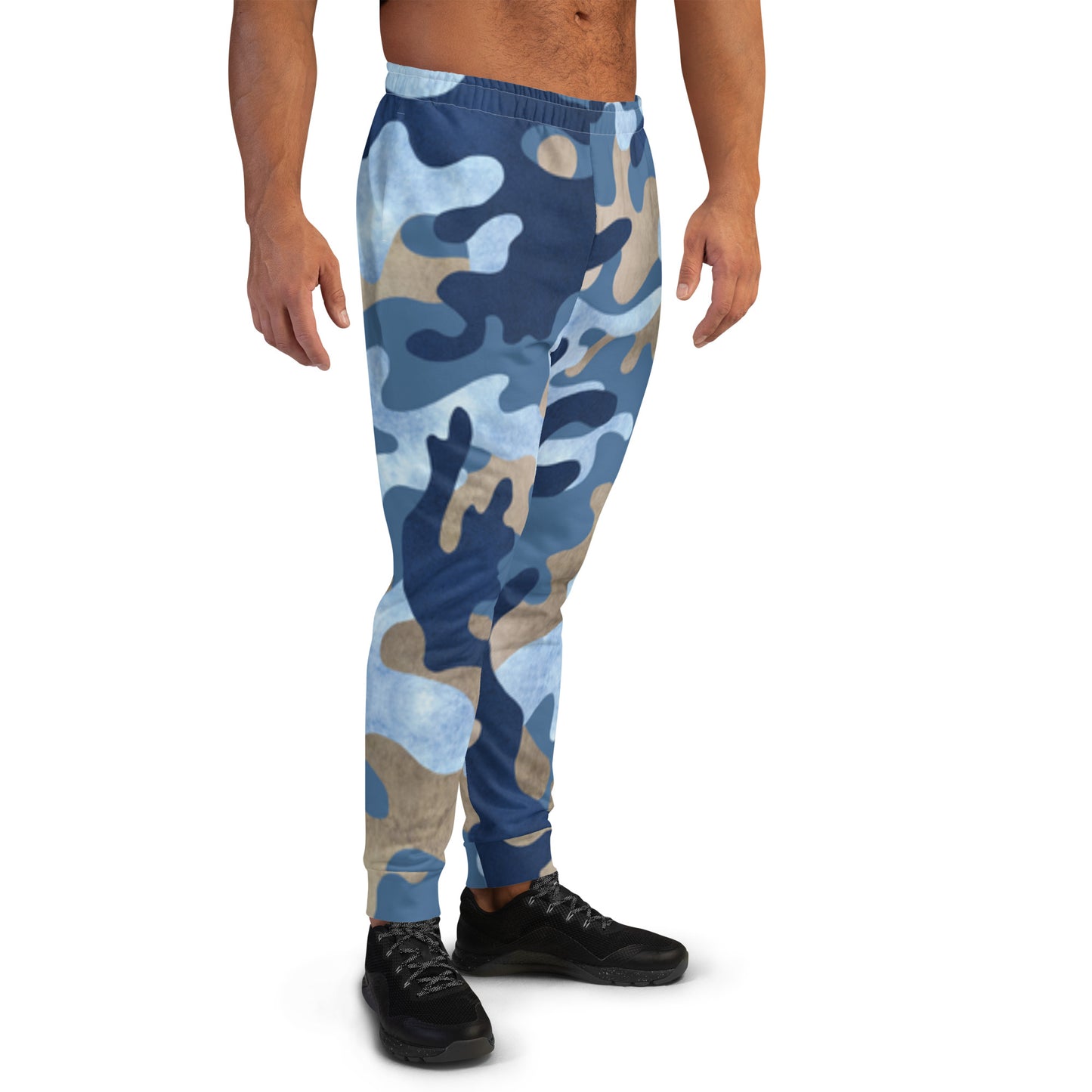 Blue Camo Men's Joggers