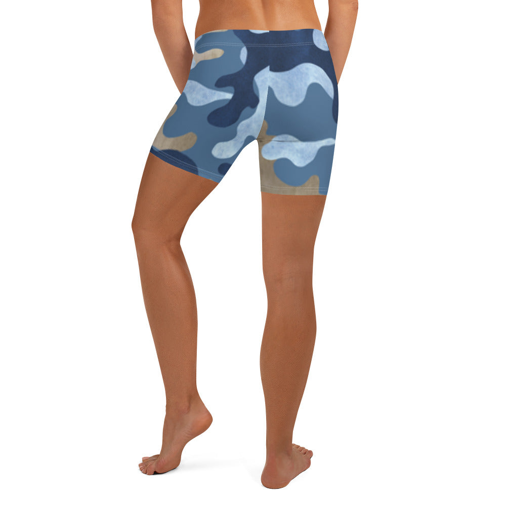 Blue Camo Shorts