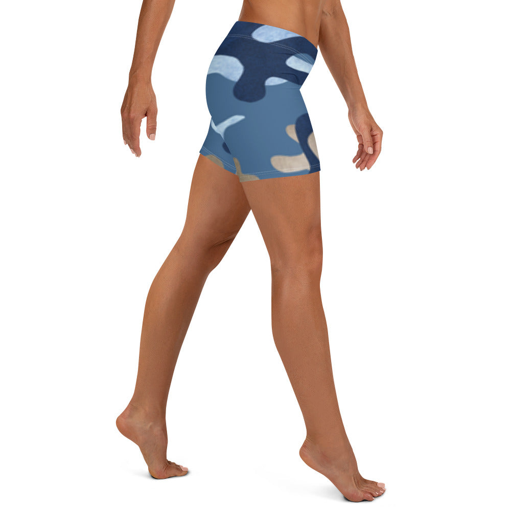 Blue Camo Shorts