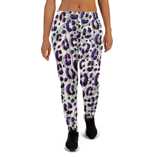 Purple Cheetah Women's Joggers