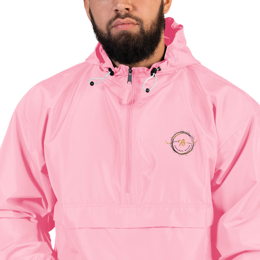 Freeman Black Embroidered Champion Packable Jacket