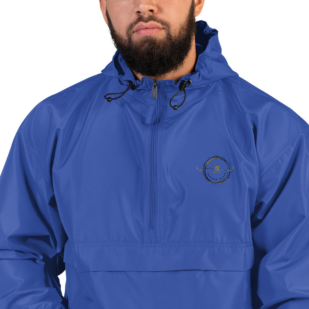 Freeman Black Embroidered Champion Packable Jacket