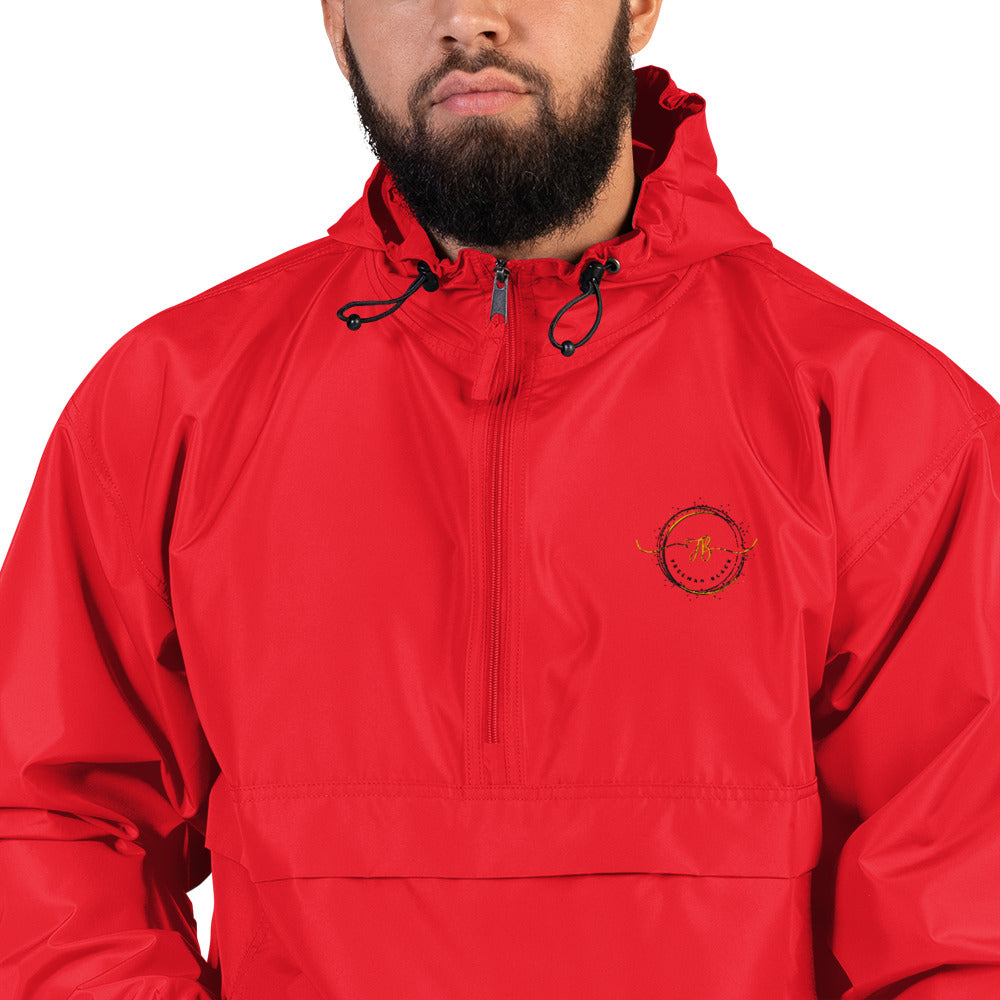 Freeman Black Embroidered Champion Packable Jacket