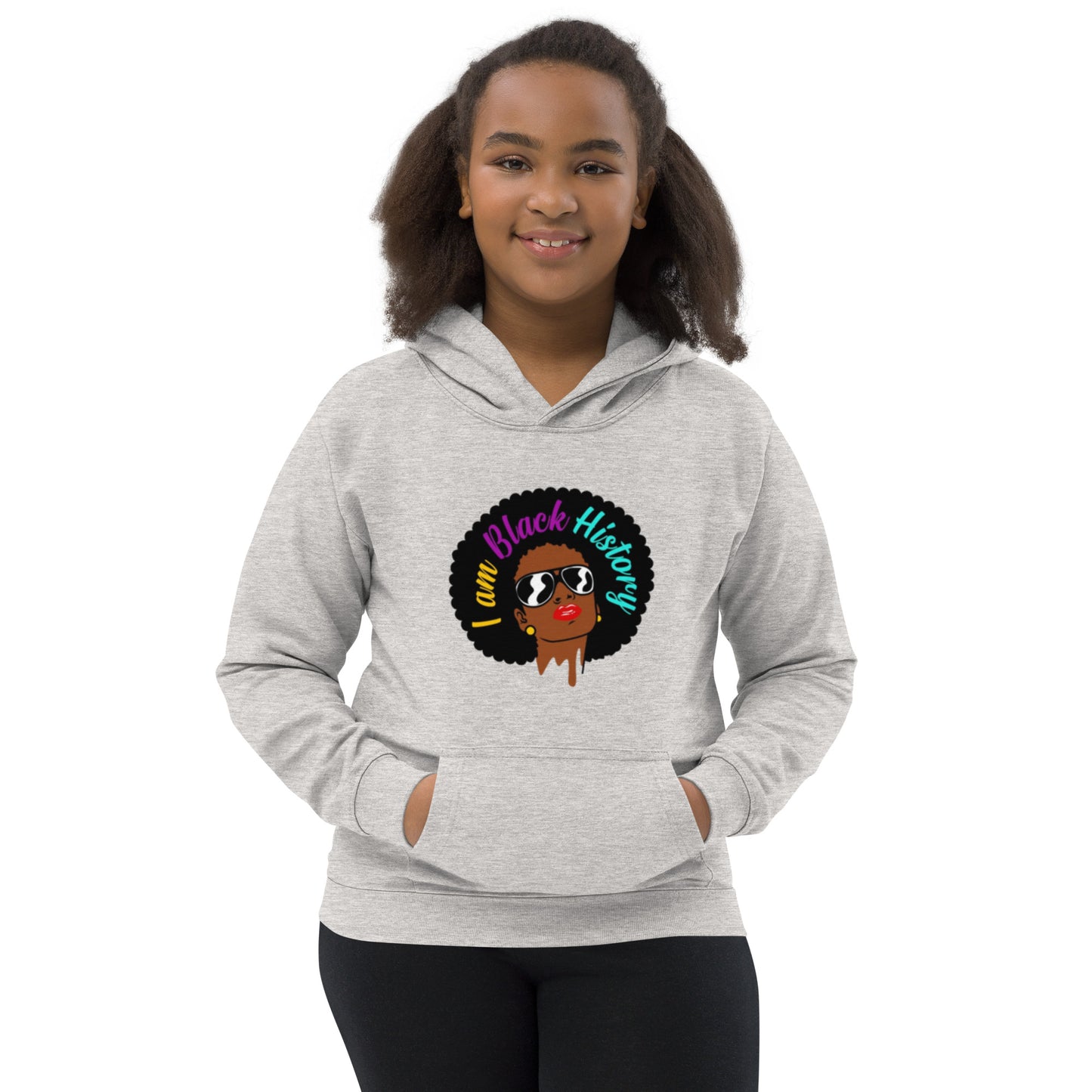 I Am Black History Kids Hoodie