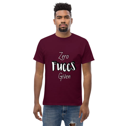 Zero Fuccs Given Men's classic tee