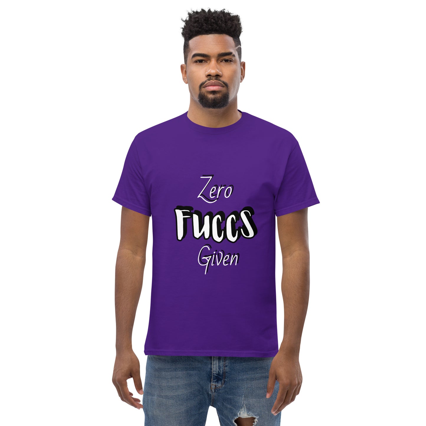 Zero Fuccs Given Men's classic tee