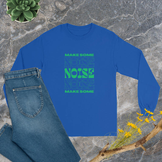 Noise (green) Men’s Long Sleeve Shirt