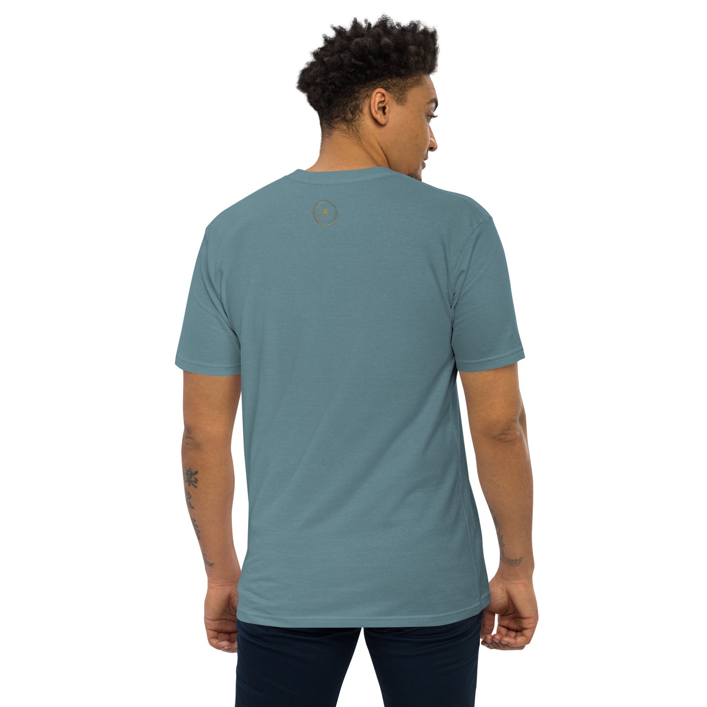 NO FILTER (blue) Men’s premium heavyweight tee