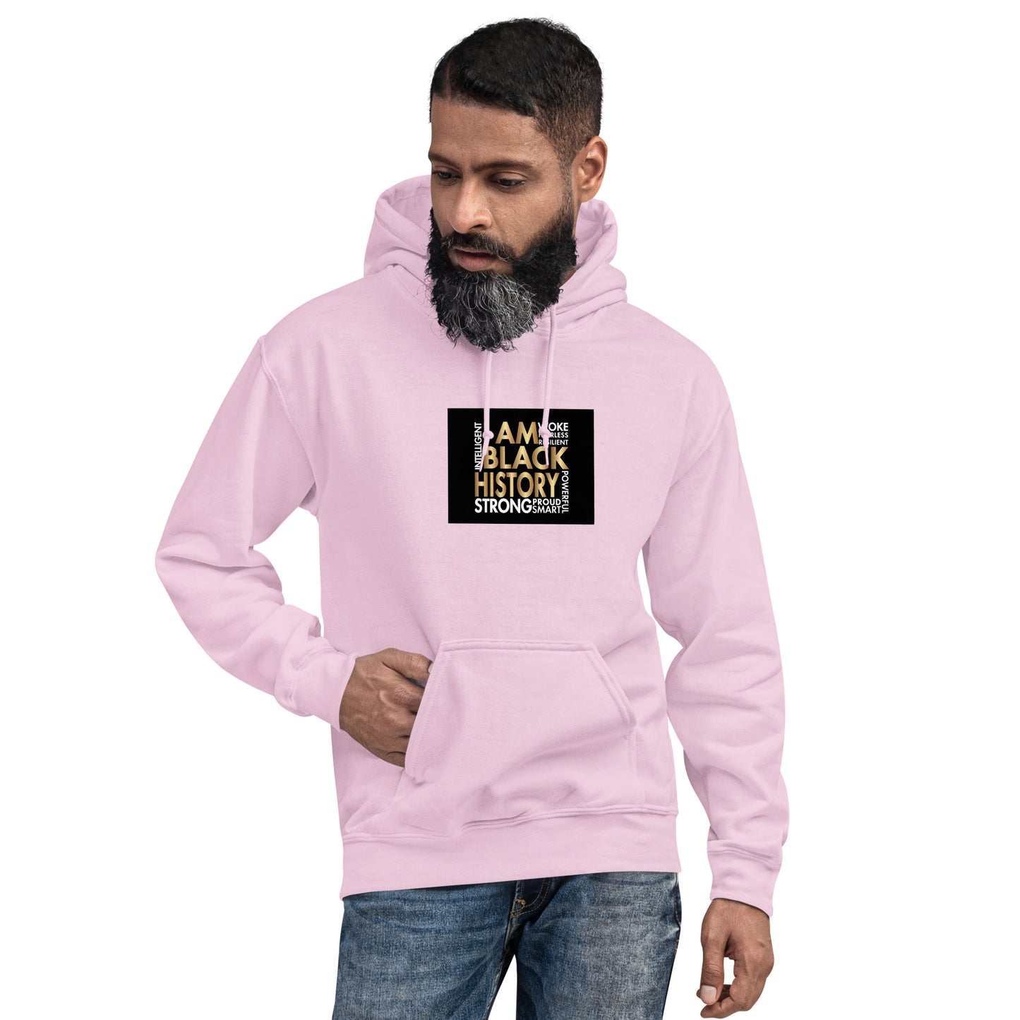 I Am Black History Gold Unisex Hoodie