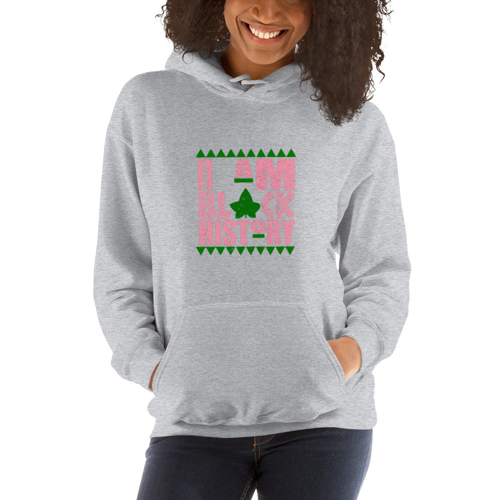 I Am Black History (pink) Unisex Hoodie